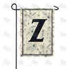 America Forever Flower Sketchings Monogram Garden Flag