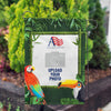 America Forever Personalized Tropical Birds Garden Flag