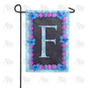 America Forever Blue And Purple Hydrangea Monogram Garden Flag