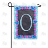 America Forever Blue And Purple Hydrangea Monogram Garden Flag