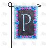 America Forever Blue And Purple Hydrangea Monogram Garden Flag