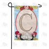 America Forever Rose Wood Monogram Garden Flag