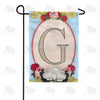 America Forever Rose Wood Monogram Garden Flag
