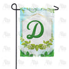 America Forever Rose Greenery Monogram Garden Flag