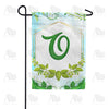 America Forever Rose Greenery Monogram Garden Flag