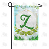 America Forever Rose Greenery Monogram Garden Flag