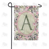 America Forever Pink Petals Monogram Garden Flag