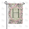 America Forever Pink Petals Monogram Garden Flag