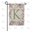 America Forever Pink Petals Monogram Garden Flag