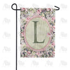 America Forever Pink Petals Monogram Garden Flag