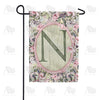 America Forever Pink Petals Monogram Garden Flag
