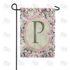 America Forever Pink Petals Monogram Garden Flag