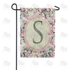 America Forever Pink Petals Monogram Garden Flag