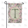 America Forever Pink Petals Monogram Garden Flag