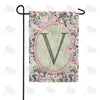 America Forever Pink Petals Monogram Garden Flag