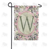 America Forever Pink Petals Monogram Garden Flag