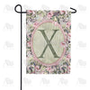 America Forever Pink Petals Monogram Garden Flag