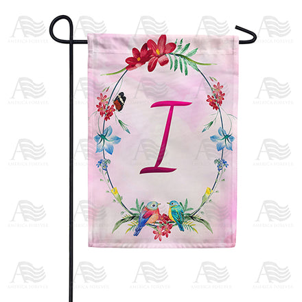 Ring Of Nature Monogram Garden Flag