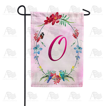 Ring Of Nature Monogram Garden Flag