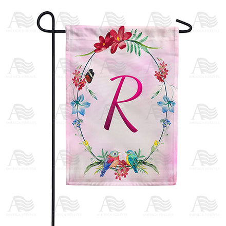 Ring Of Nature Monogram Garden Flag