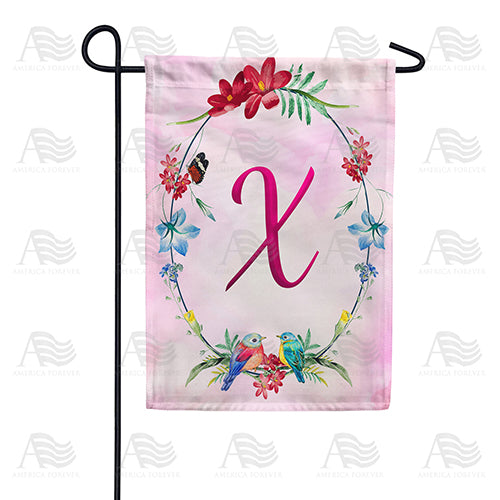 Ring Of Nature Monogram Garden Flag
