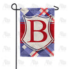 America Forever Patriotic Shield Monogram Garden Flag