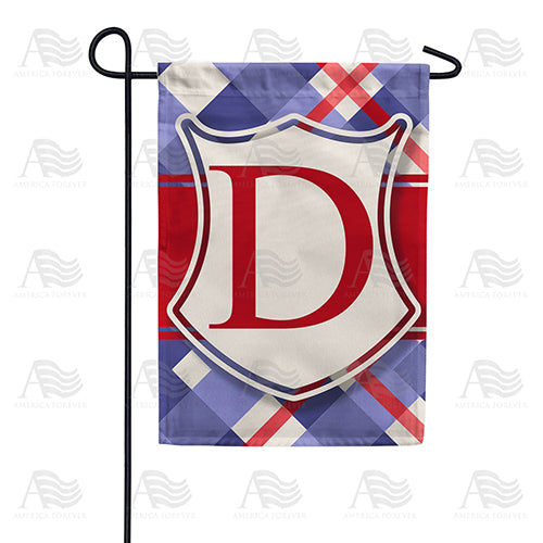 America Forever Patriotic Shield Monogram Garden Flag