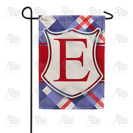 America Forever Patriotic Shield Monogram Garden Flag