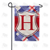 America Forever Patriotic Shield Monogram Garden Flag