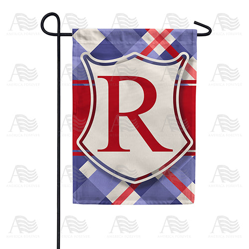 America Forever Patriotic Shield Monogram Garden Flag
