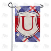 America Forever Patriotic Shield Monogram Garden Flag