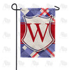 America Forever Patriotic Shield Monogram Garden Flag