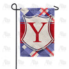 America Forever Patriotic Shield Monogram Garden Flag