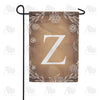 America Forever Bronze Floral Monogram Garden Flag