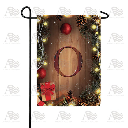 America Forever Wood Panel Lights Monogram Garden Flag
