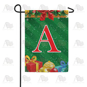 America Forever Merry Christmas Monogram Garden Flag