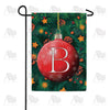 America Forever Christmas Ball Monogram Garden Flag