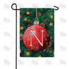 America Forever Christmas Ball Monogram Garden Flag