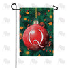 America Forever Christmas Ball Monogram Garden Flag