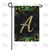 America Forever Pine Cones And Stars Monogram Garden Flag