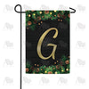 America Forever Pine Cones And Stars Monogram Garden Flag