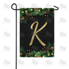 America Forever Pine Cones And Stars Monogram Garden Flag