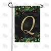 America Forever Pine Cones And Stars Monogram Garden Flag
