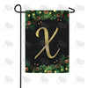 America Forever Pine Cones And Stars Monogram Garden Flag