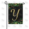 America Forever Pine Cones And Stars Monogram Garden Flag