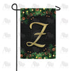America Forever Pine Cones And Stars Monogram Garden Flag