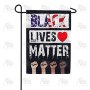 America Forever Black Lives Matter 1 Garden Flag