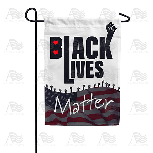 America Forever Black Lives Matter 3 Garden Flag