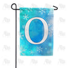 America Forever Snowflakes Monogram Garden Flag