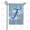 America Forever Blue Winter Monogram Garden Flag